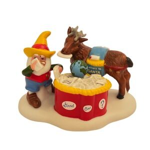 Depart 56 North Pole Series Letters to Santa Village Figurine Elf  56792 *read